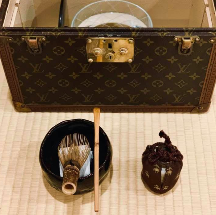 The Art of the Tea Ceremony-Louis Vuitton trunk meets Japanese tea ceremony