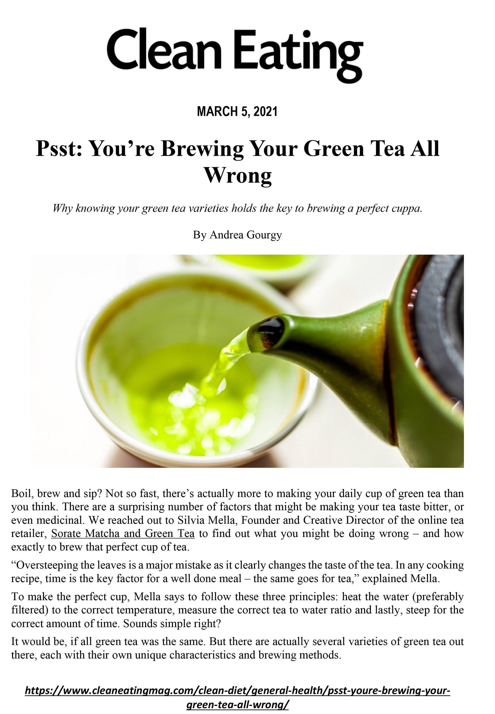 CLEAN EATING MAGAZINE - sorate