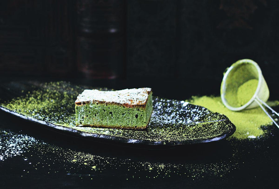 Gluten Free Matcha Cake - sorate