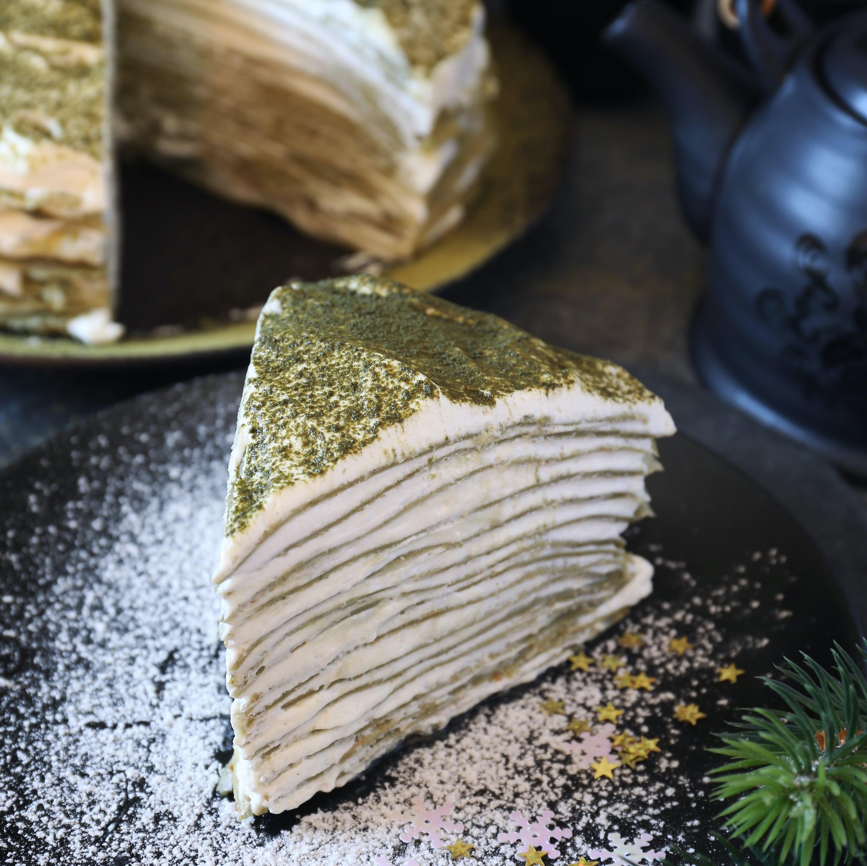 Matcha Crêpe Cake - sorate
