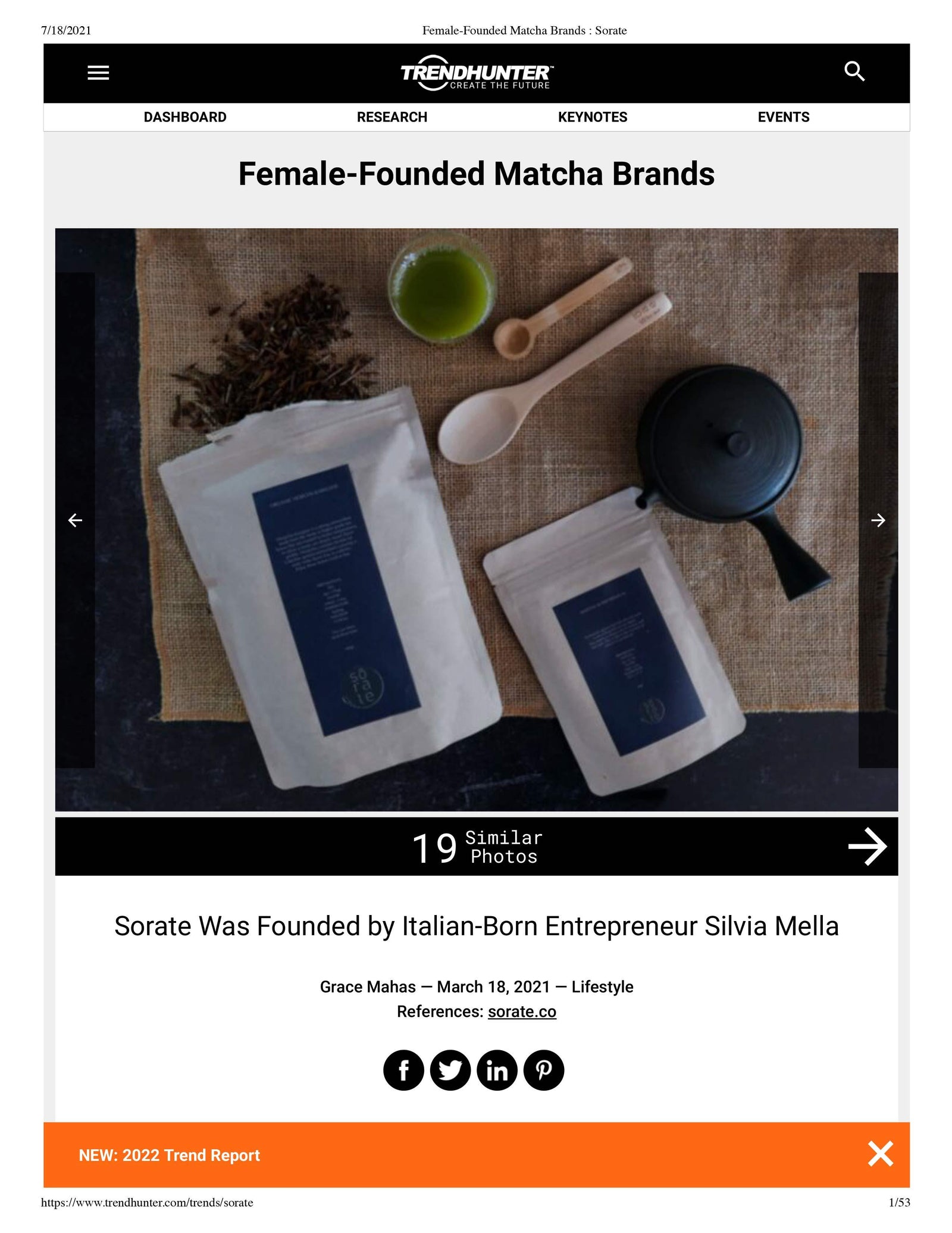 TREND HUNTER - sorate